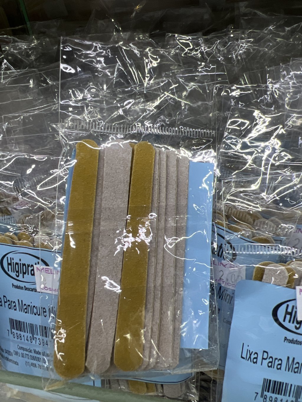 LIXA PARA MANICURE MINI 8CM 12un