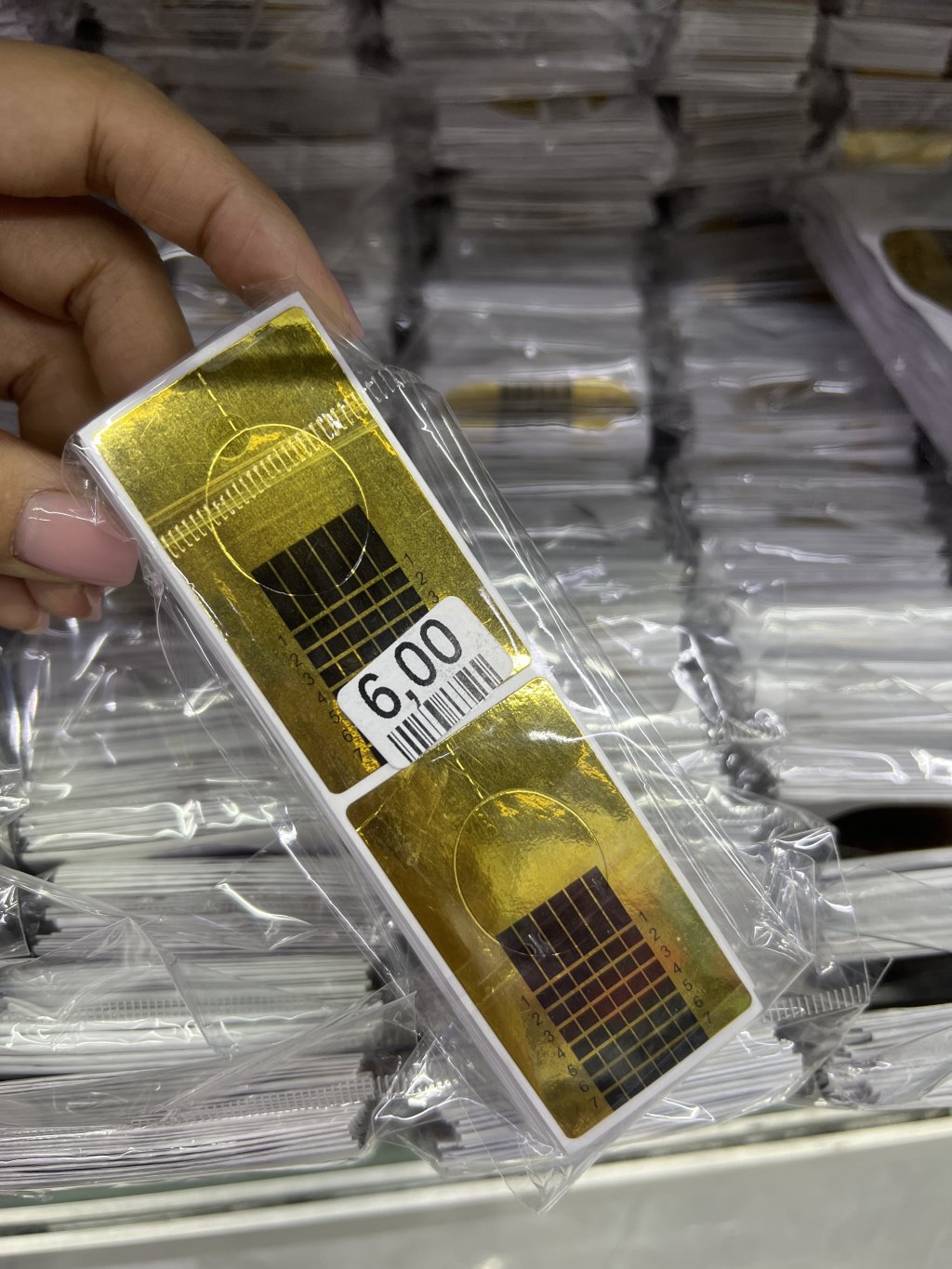 MOLDE ADESIVO PARA ALONGAMENTO DE UNHAS