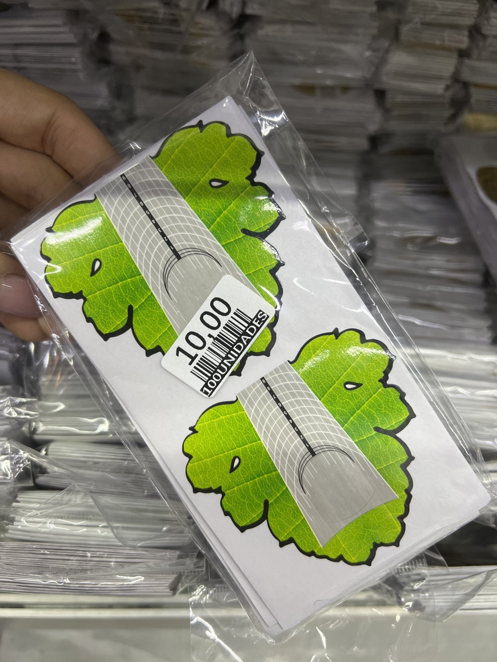 MOLDE ADESIVO PARA ALONGAMENTO DE UNHAS