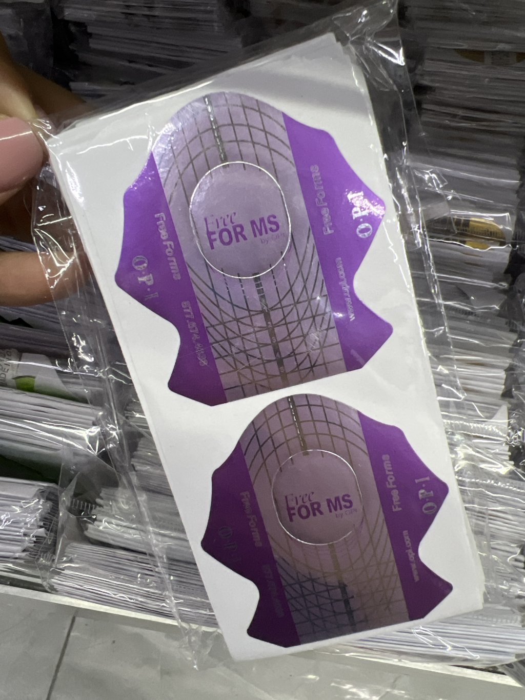 MOLDE ADESIVO PARA ALONGAMENTO DE UNHAS