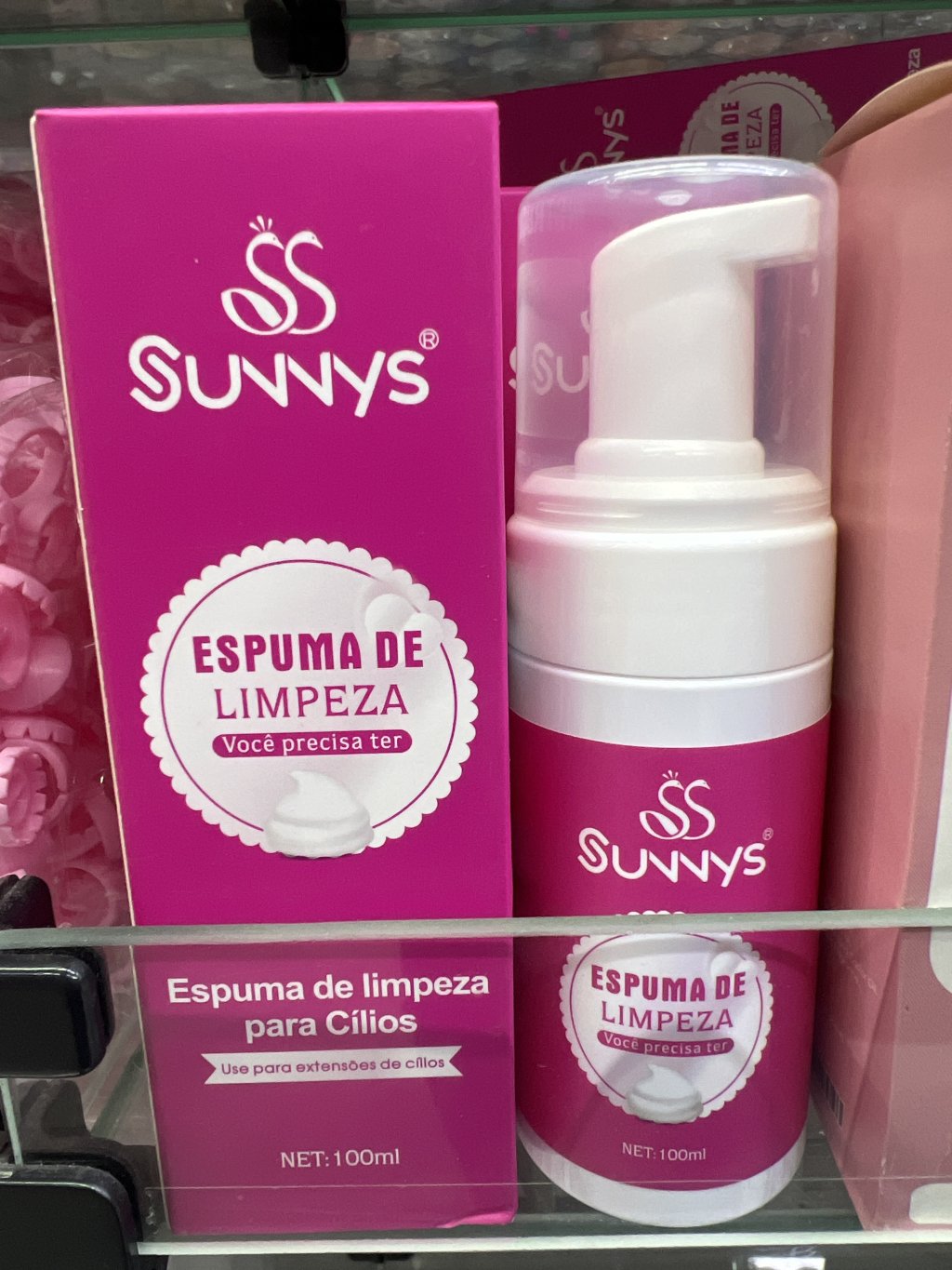 ESPUMA DE LIMPEZA PARA CILIOS SUNNYS 100ML