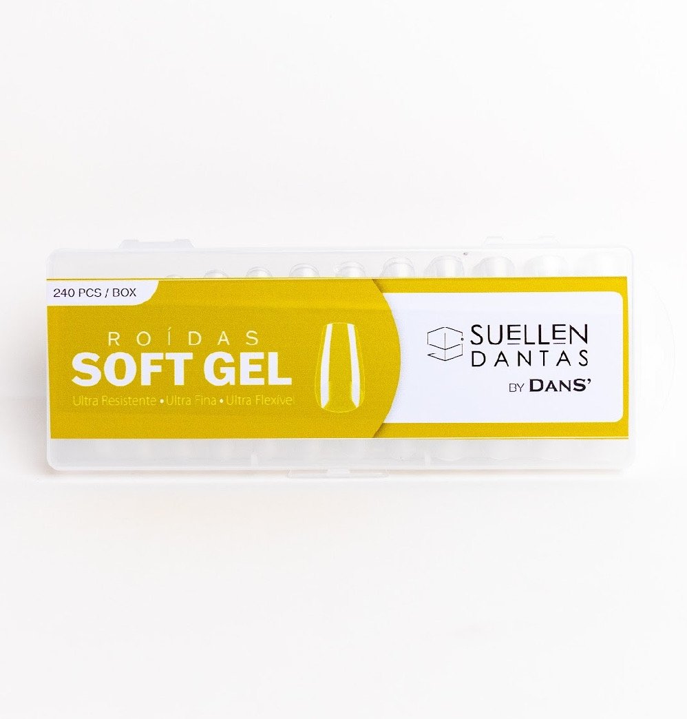 UNHA SOFT GEL ROÍDAS DANS (CAIXA AMARELA)