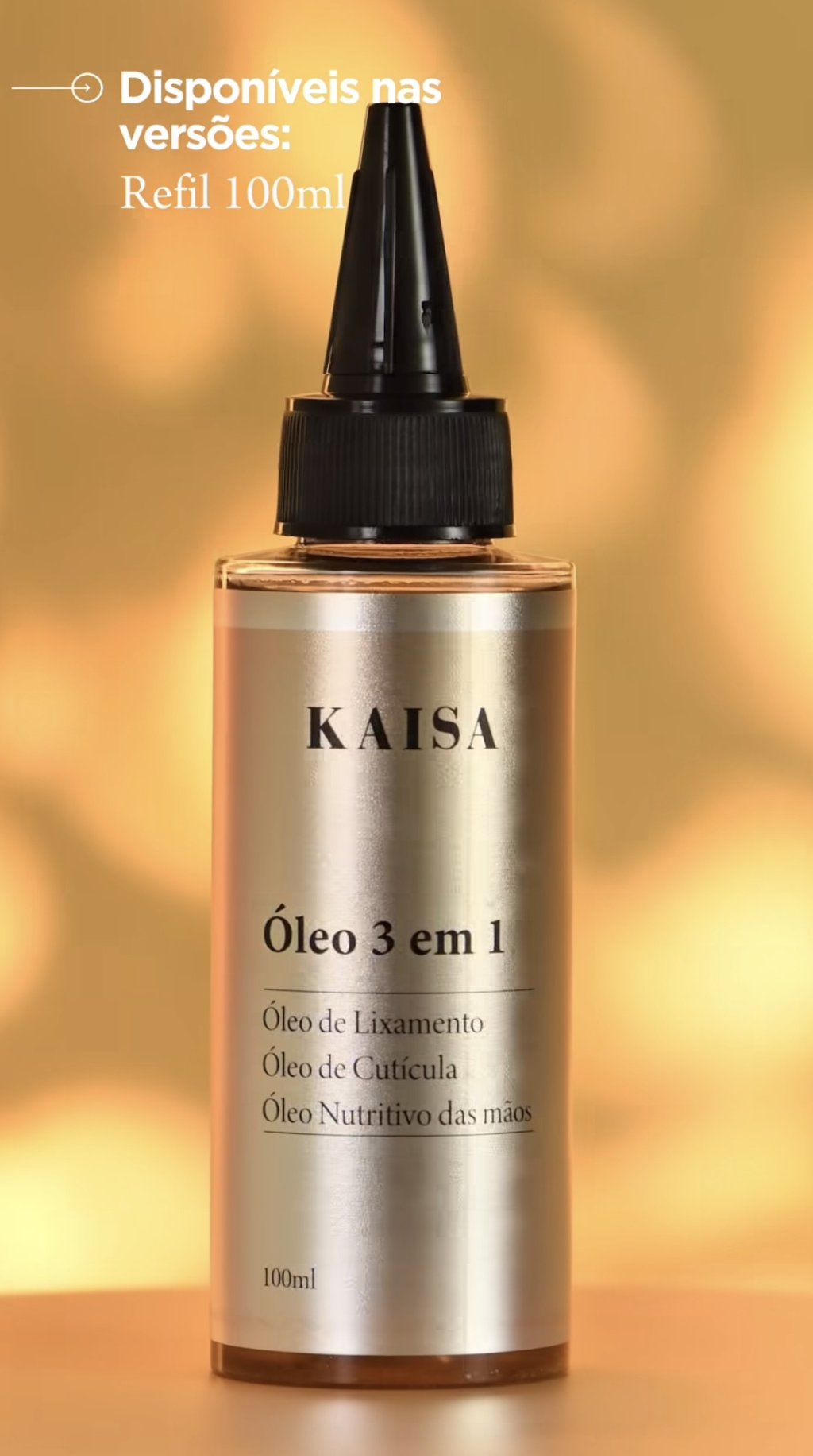 REFIL ÓLEO 3 EM 1 KAISA 100Ml