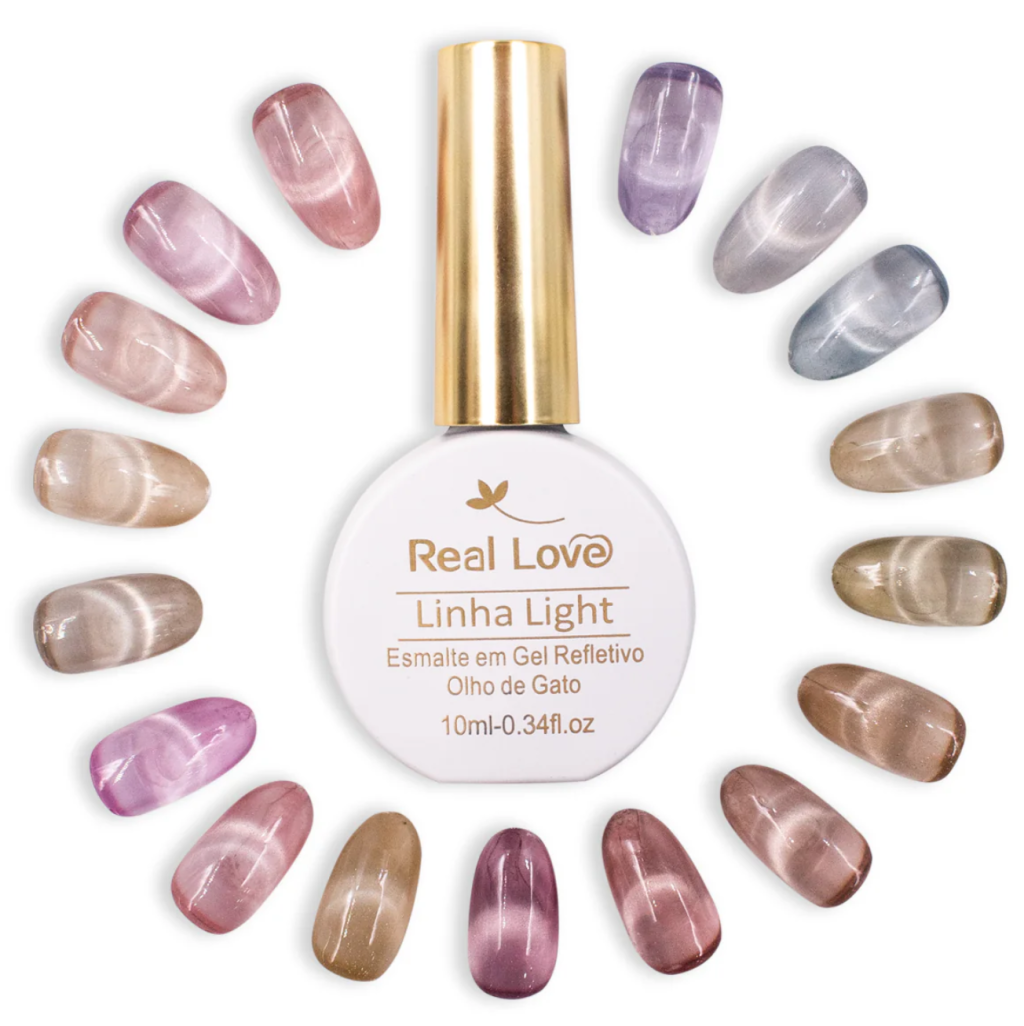 ESMALTE EM GEL REAL LOVE OLHO DE GATO - 10ML