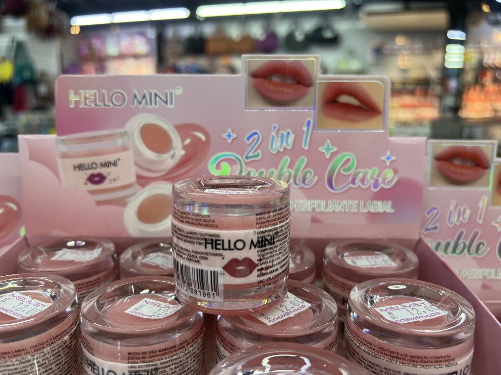 MASCARA LABIAL+ESFOLIANTE LABIAL - HELLO MINI