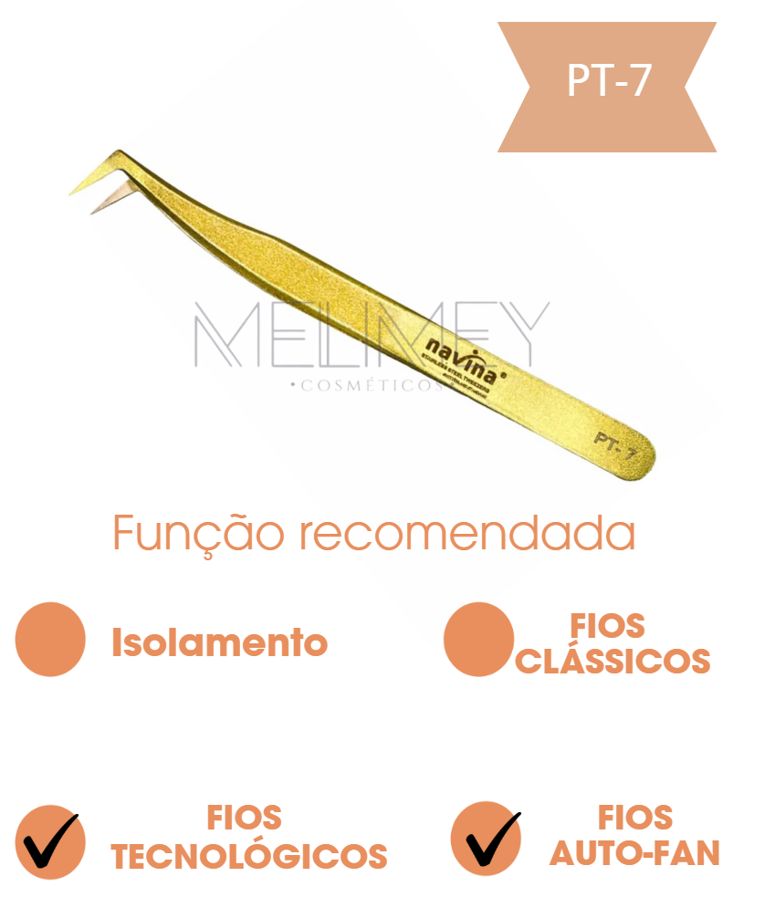 PINÇA NAVINA PT-7(DOURADO)