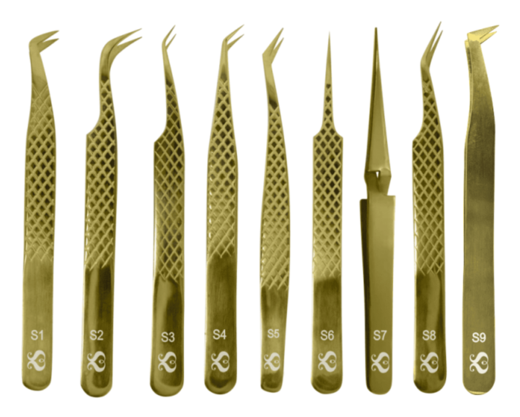 PINÇA PARA CILIOS -SOBELLE(DOURADA)