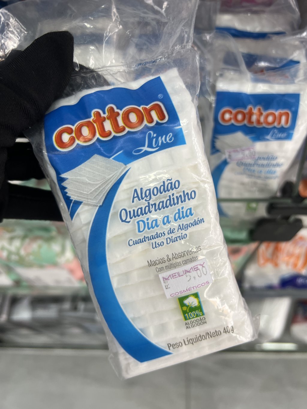 Algodão quadradinho cotton line 40g