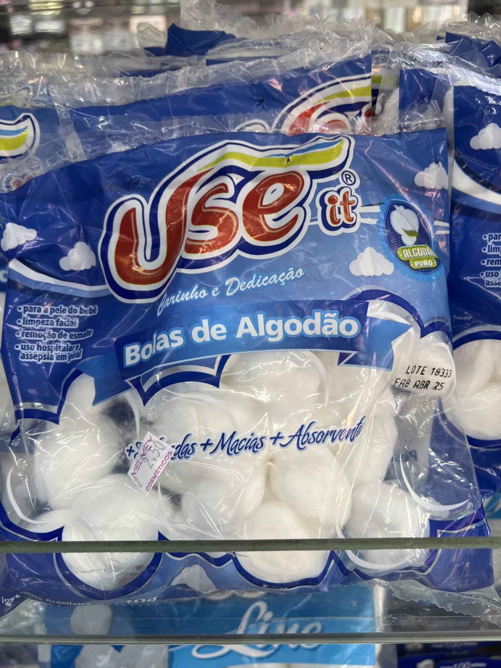 BOLAS DE ALGODÃO 20g 