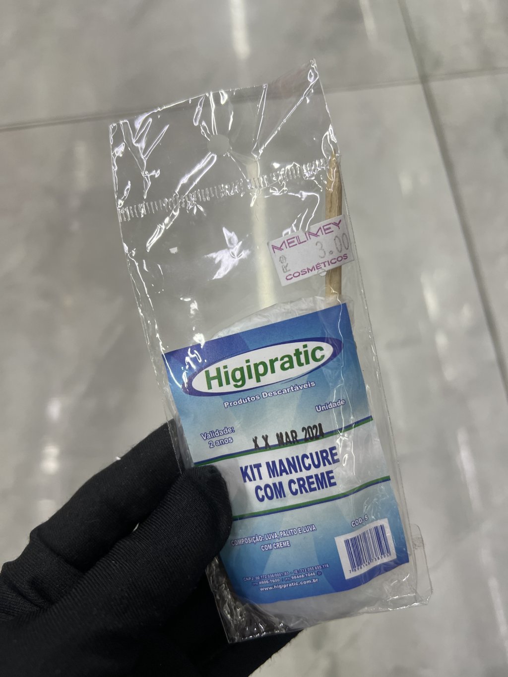 KIT MANICURE COM CREME 