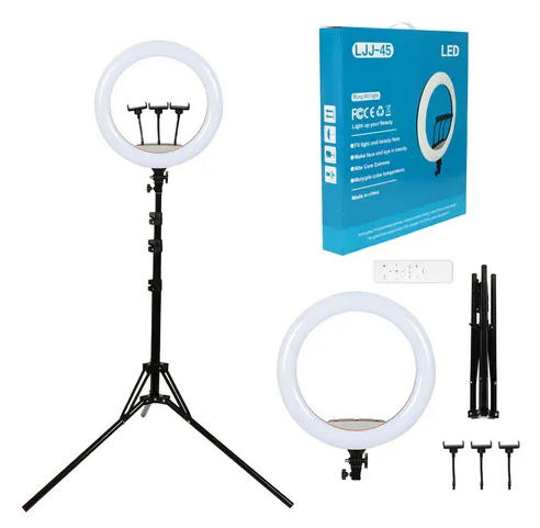 RING LIGHT C/ TRIPÉ 18''