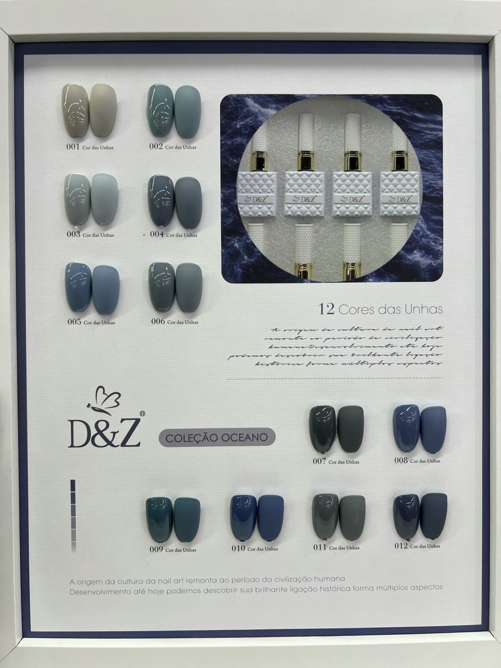 ESMALTE D&Z COLEÇÃO OCEANO (AZUL)