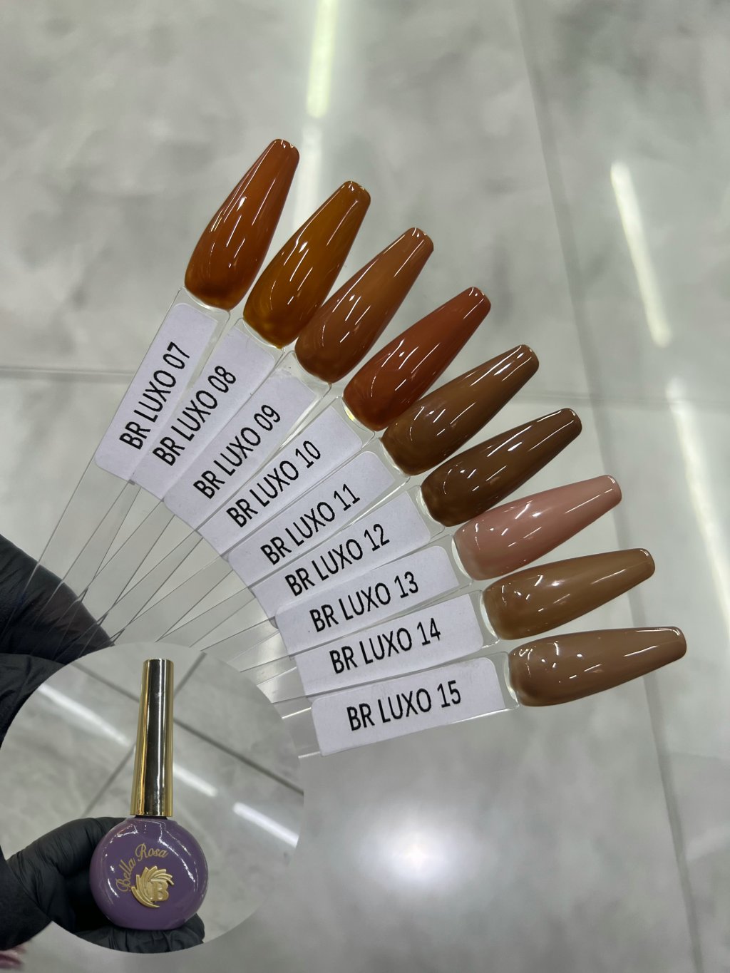 ESMALTE BELLA ROSA LINHA LUXO