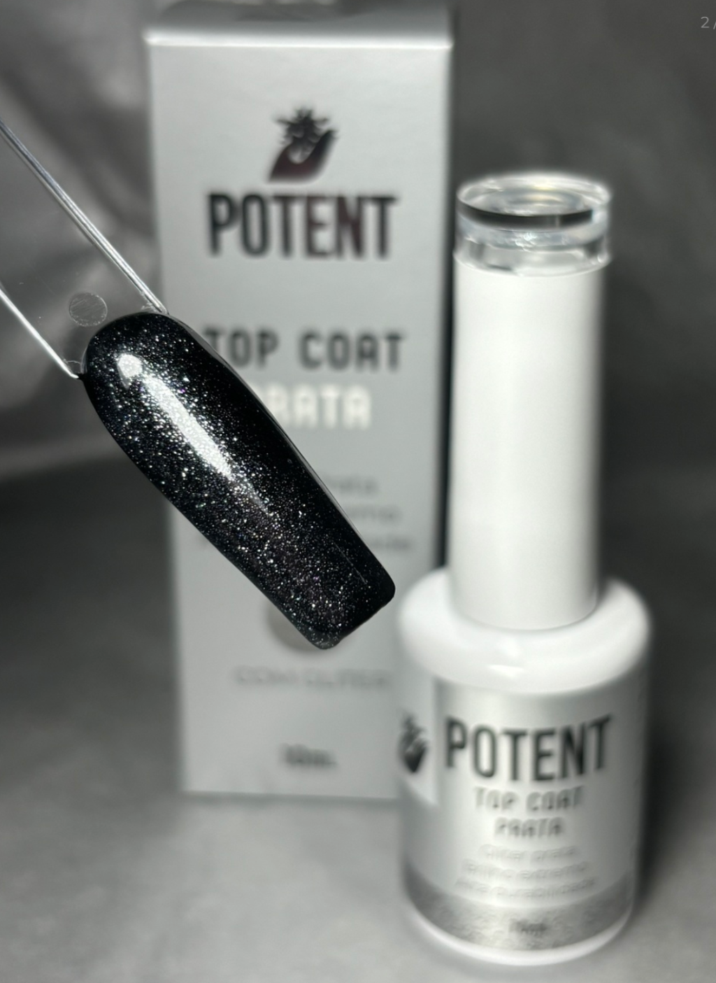 TOP COAT PRATA POTENT NAILS 10ML