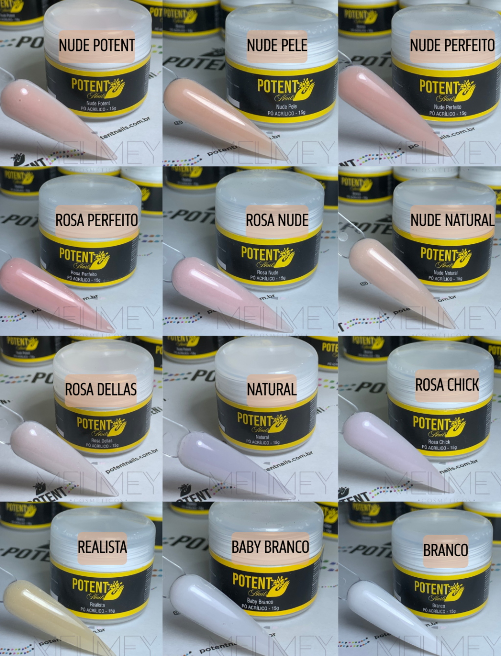 PO ACRILICO POTENT NAILS 40G