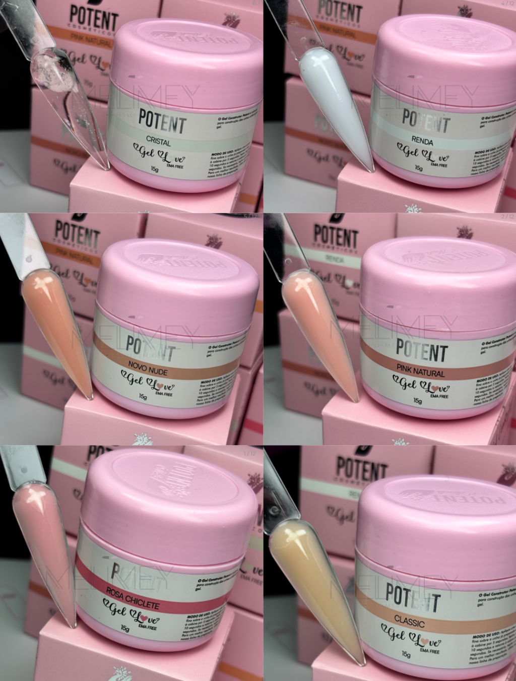 GEL LOVE POTENT NAILS 15G