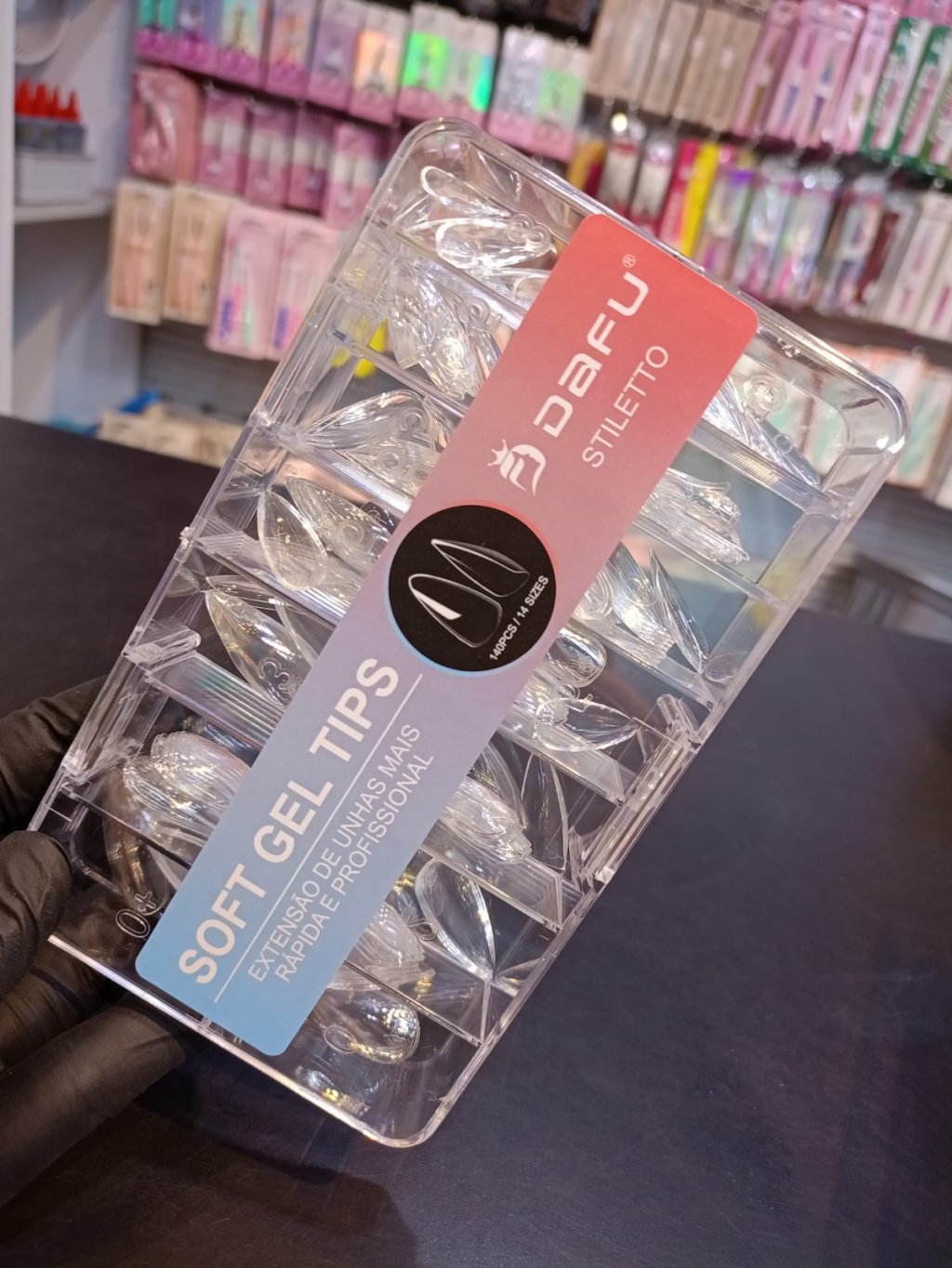 SOFT GEL TIPS DAFU STILETTO
