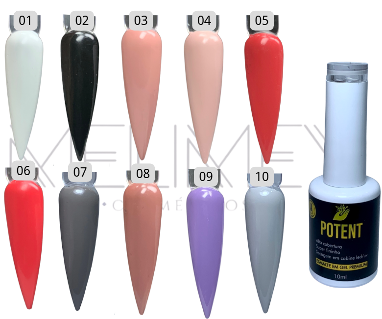 ESMALTE EM GEL POTENT NAILS 10ML