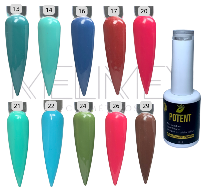 ESMALTE EM GEL POTENT NAILS 10ML