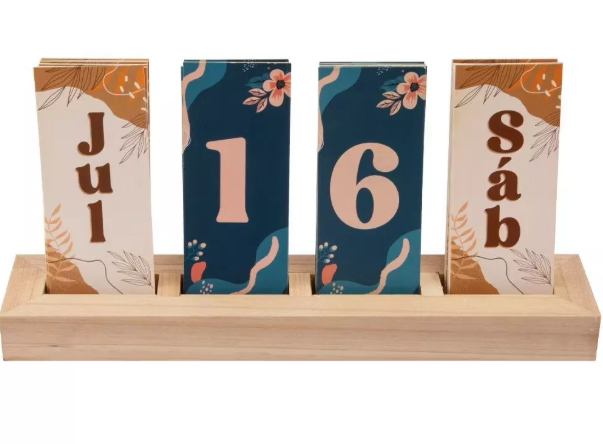 CALENDÁRIO DE MESA PERMANENTE 