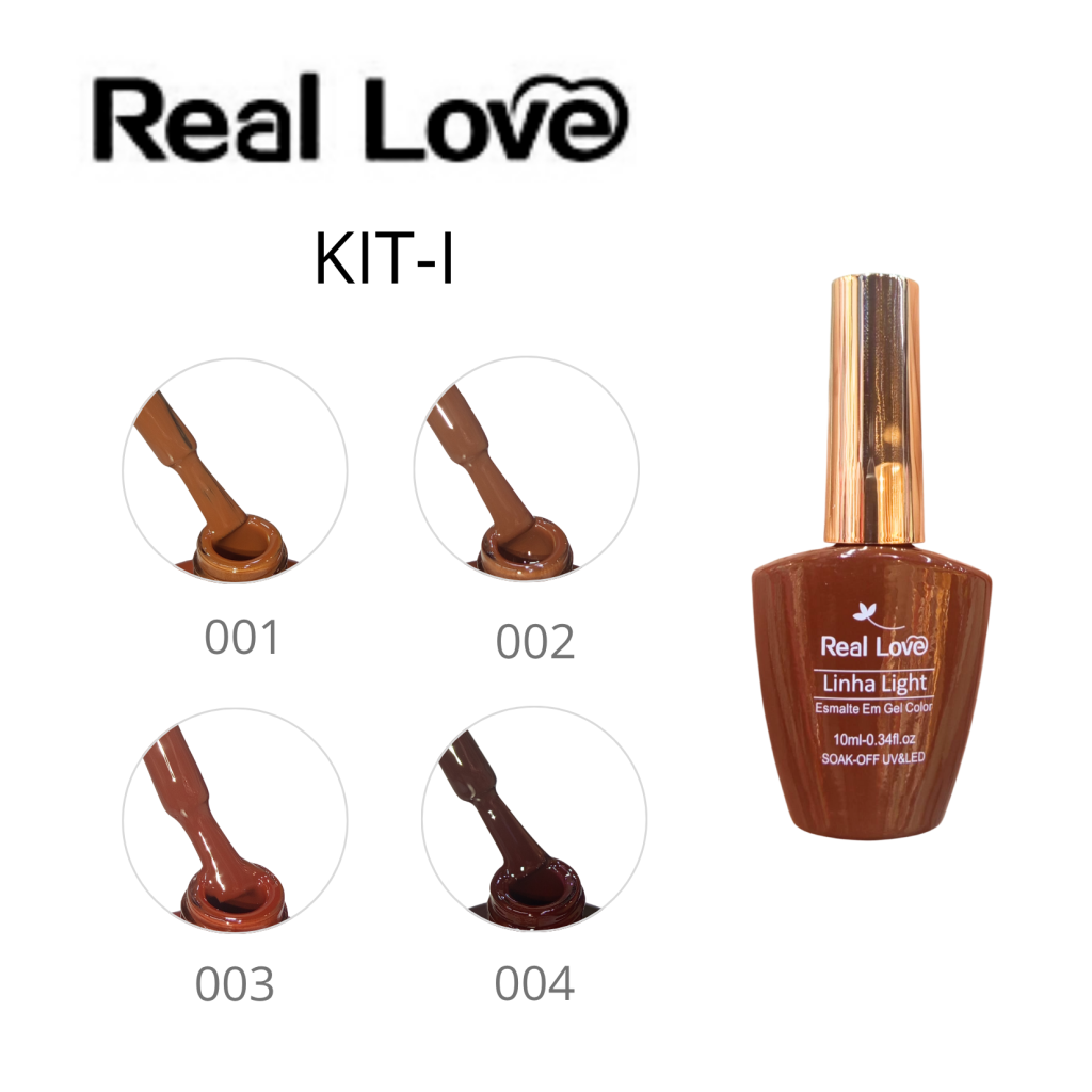 ESMALTE EM GEL 10ML - REAL LOVE