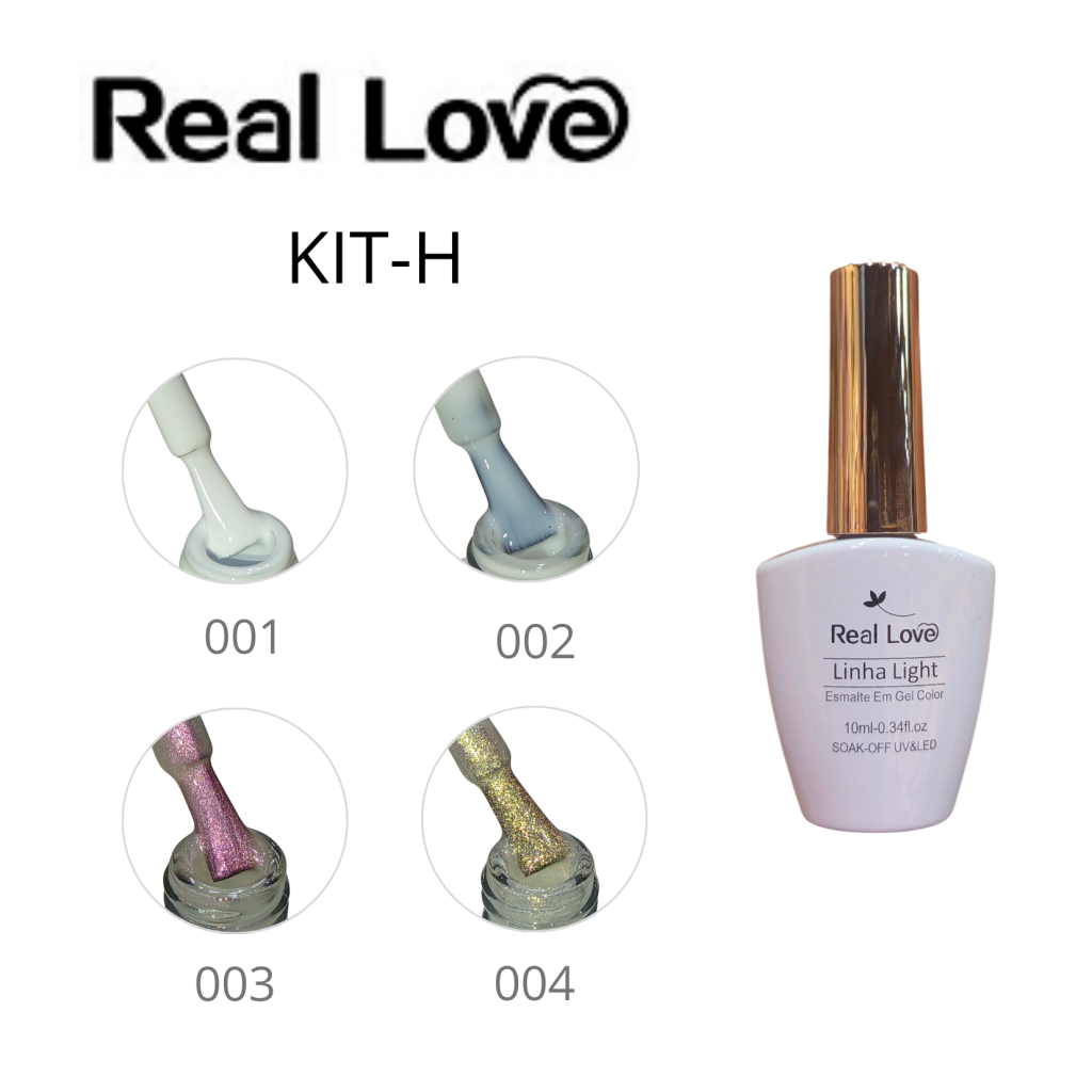 ESMALTE EM GEL 10ML - REAL LOVE