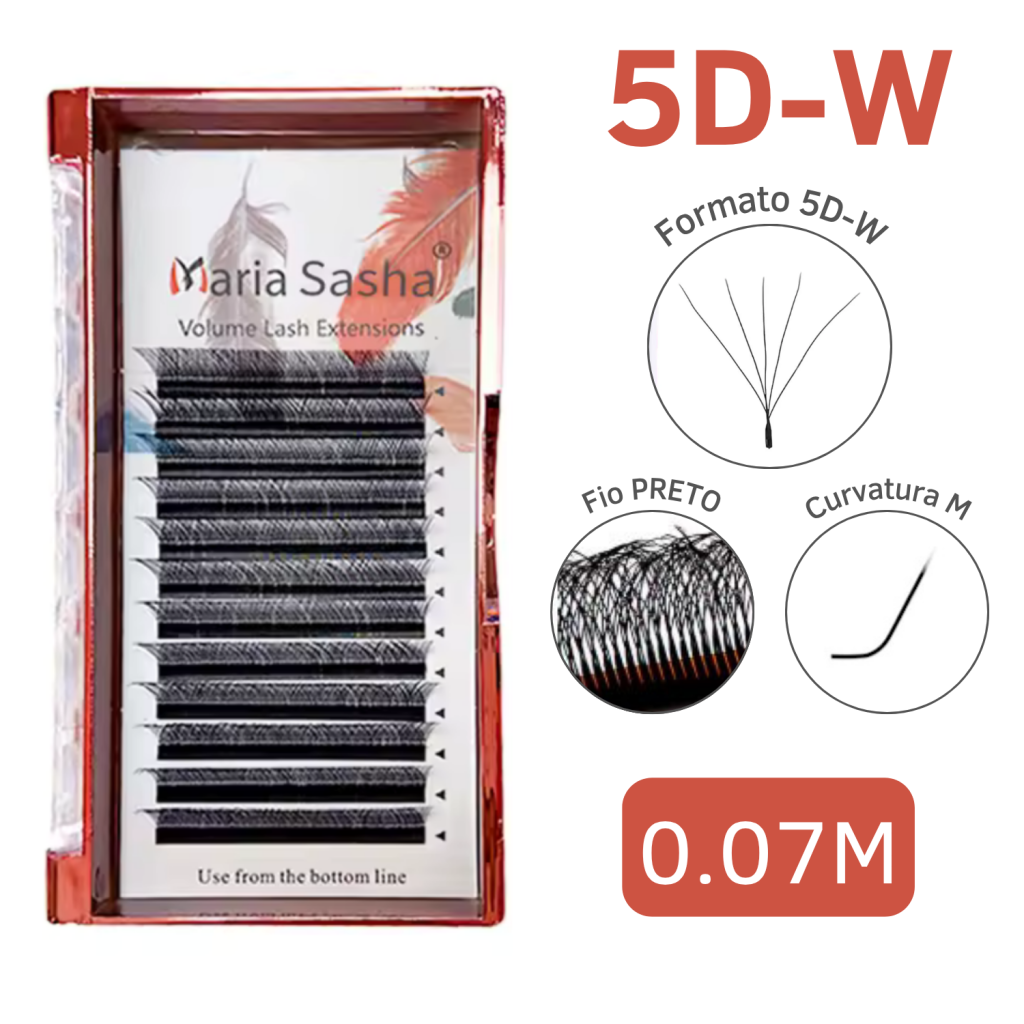CÍLIOS 5D MARIA SASHA 0.07M