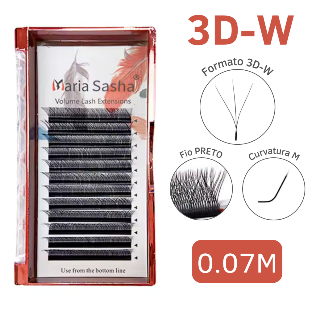 CÍLIOS 3D MARIA SASHA 0.07M
