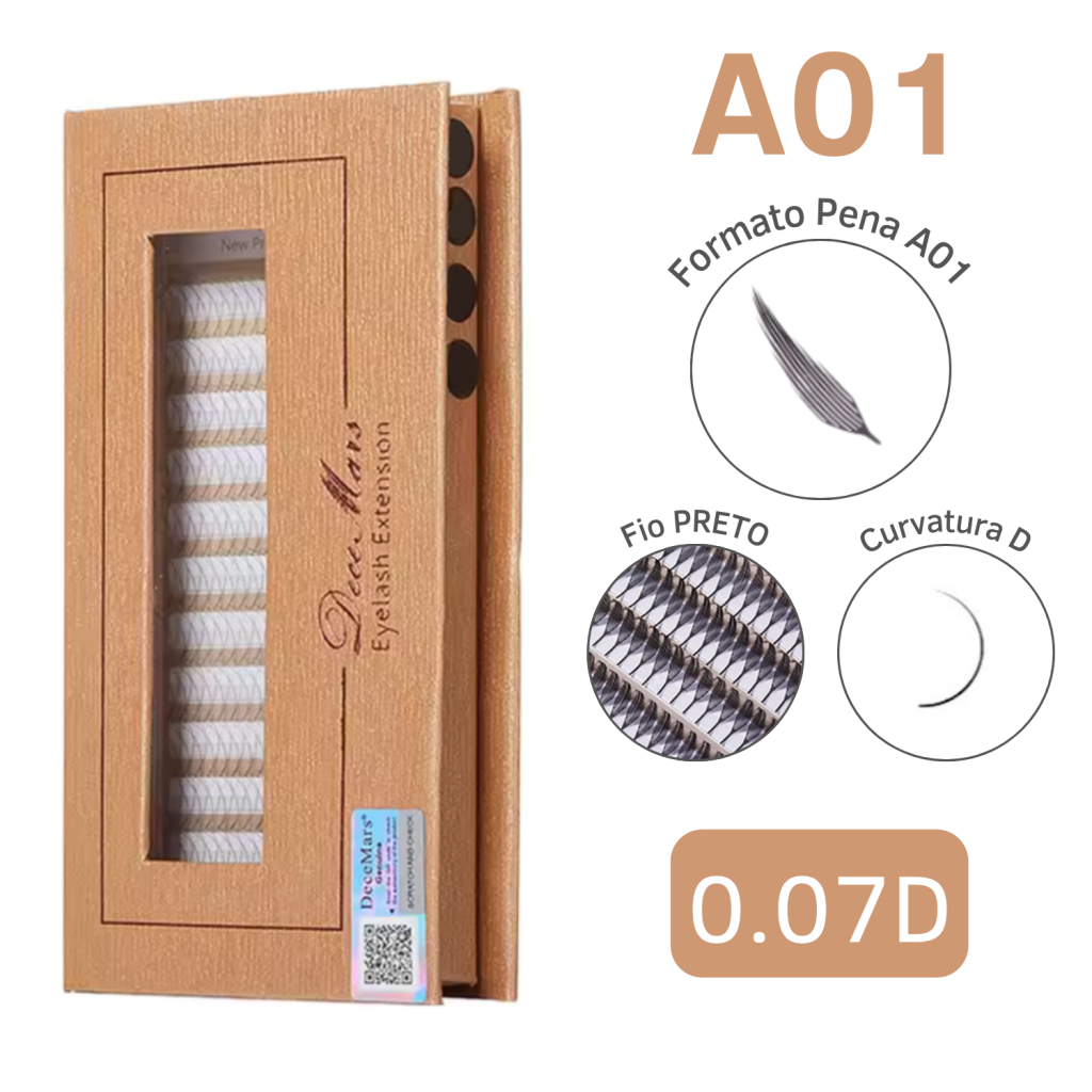 CÍLIOS A01 DECEMARS 0.07D