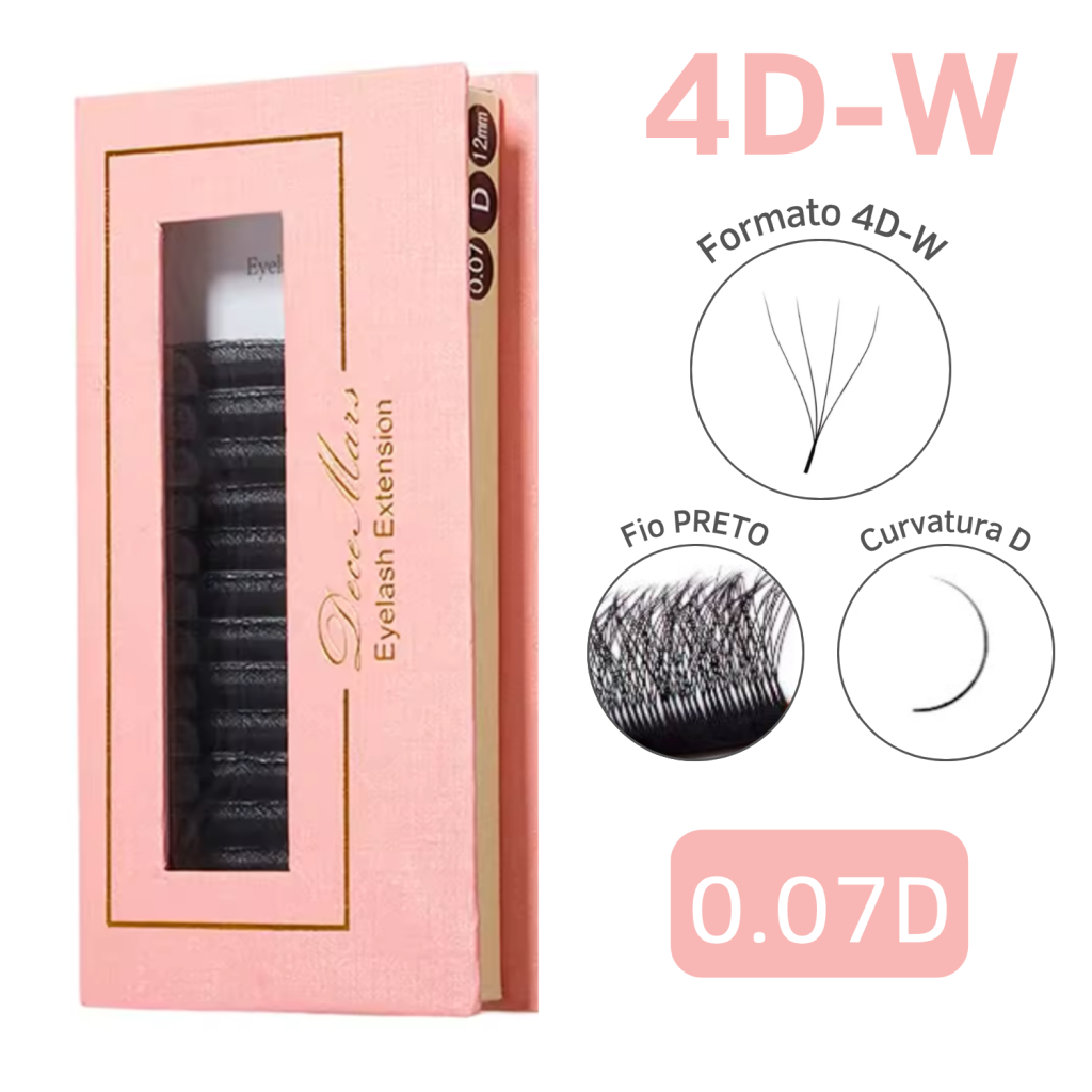CÍLIOS 4D DECEMARS 0.07D