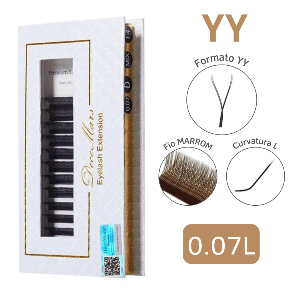 CÍLIOS YY DECEMARS MARROM 0.07L