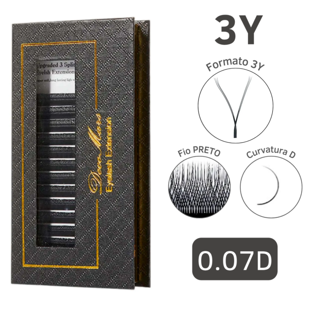 CÍLIOS 3Y TRIPLO DECEMARS 0.07D