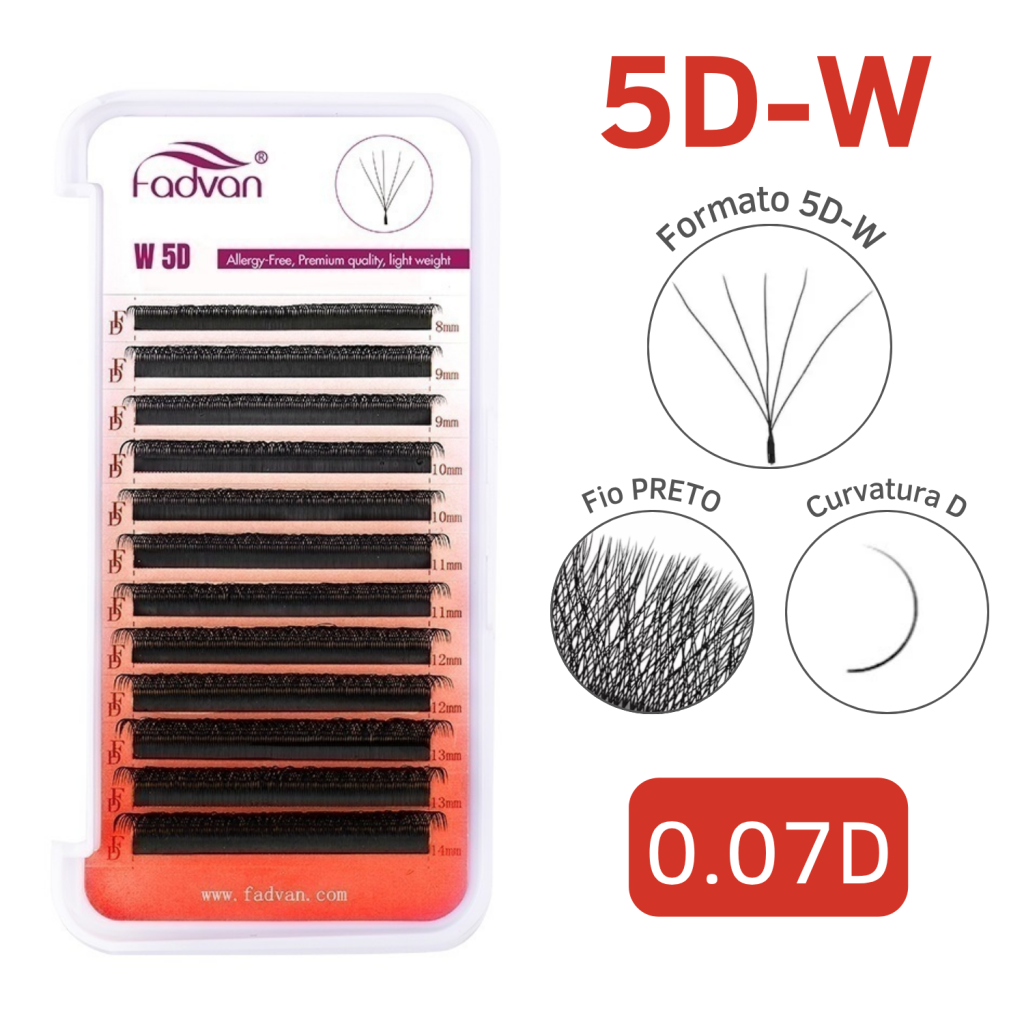 CÍLIOS 5D FADVAN 0.07D