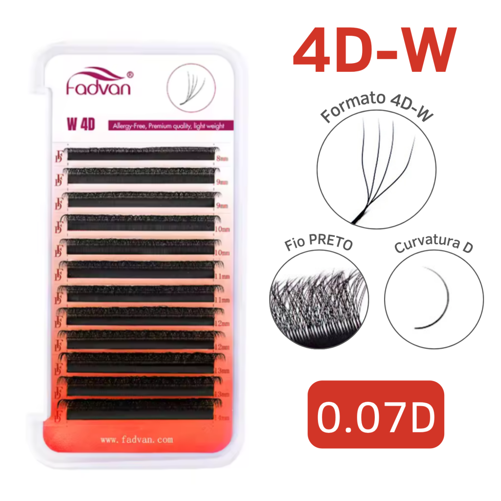 CÍLIOS 4D FADVAN 0.07D