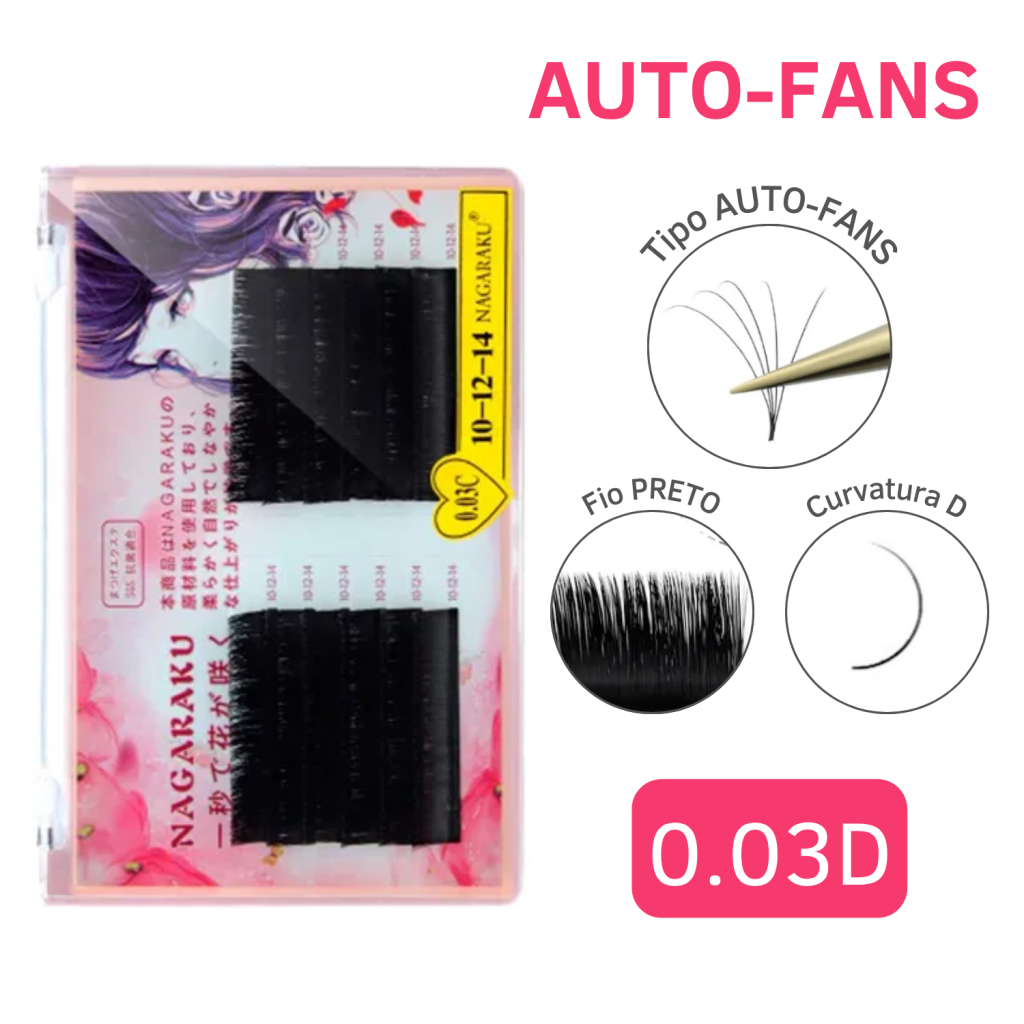 CÍLIOS AUTO-FANS NAGARAKU 0.03D