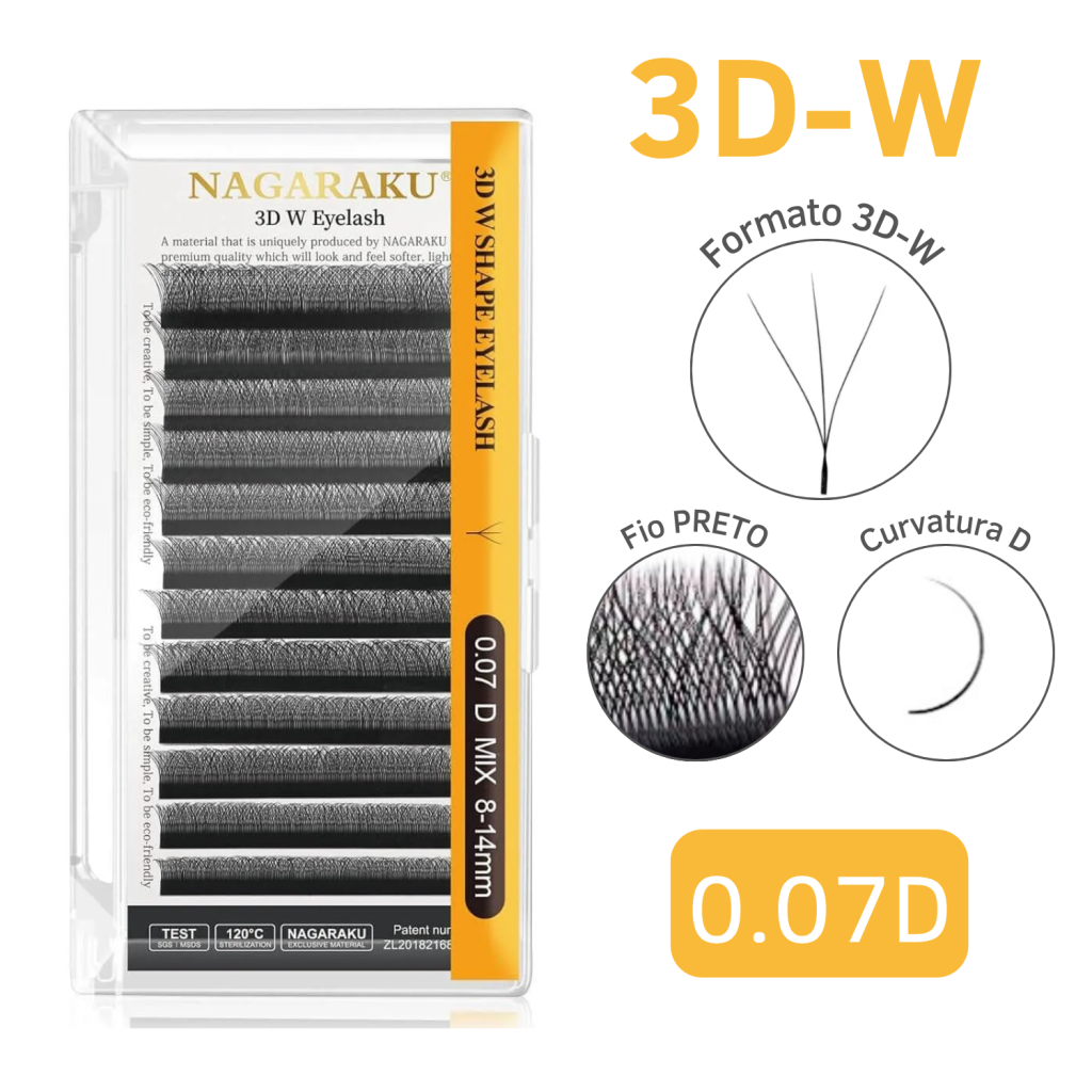 CÍLIOS 3D NAGARAKU 0.07D