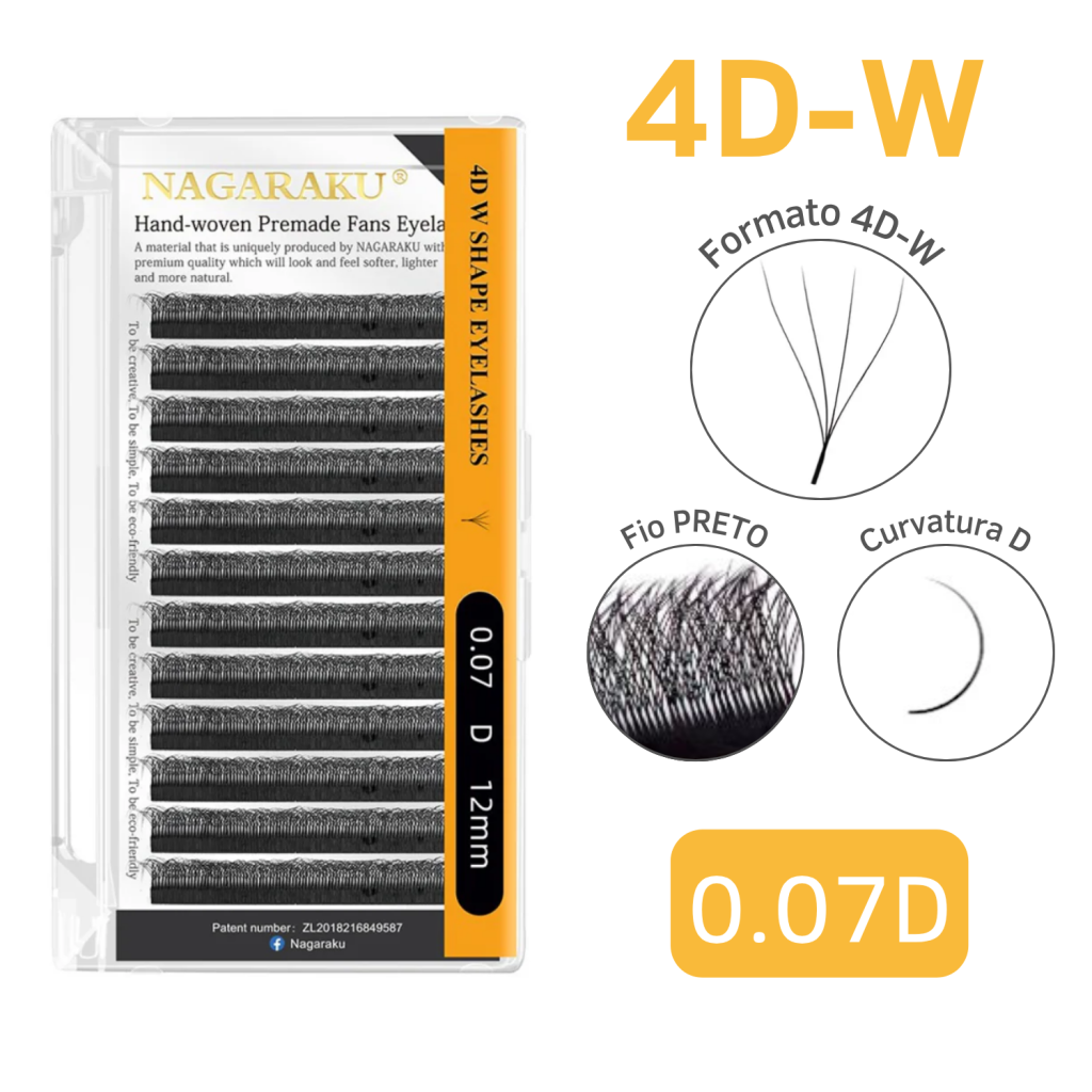 CÍLIOS 4D NAGARAKU 0.07D