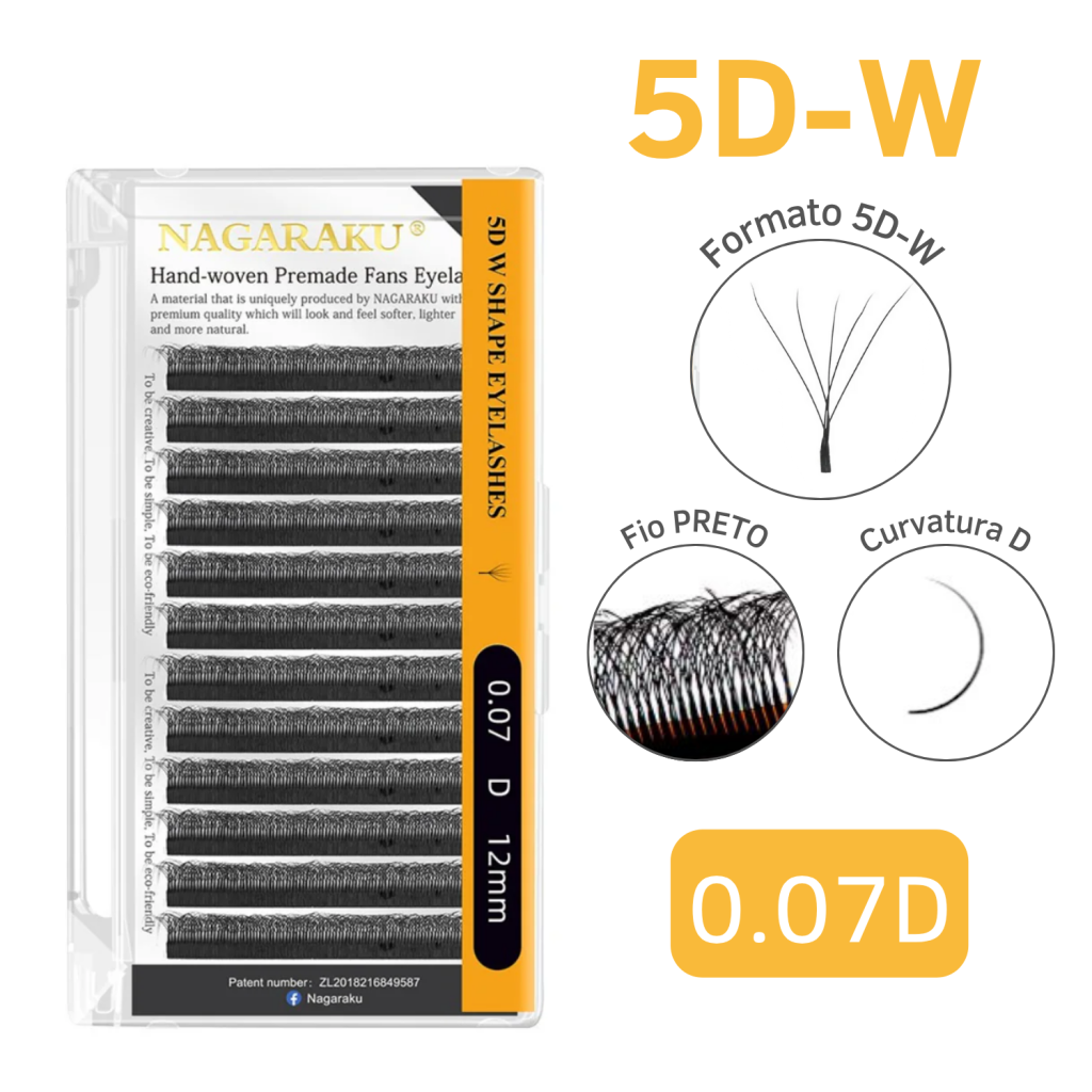 CÍLIOS 5D NAGARAKU 0.07D