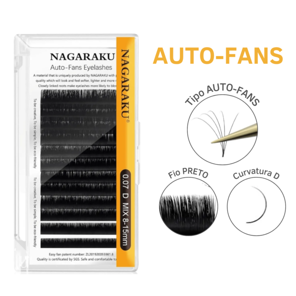 CÍLIOS AUTO-FANS NAGARAKU 0.07D