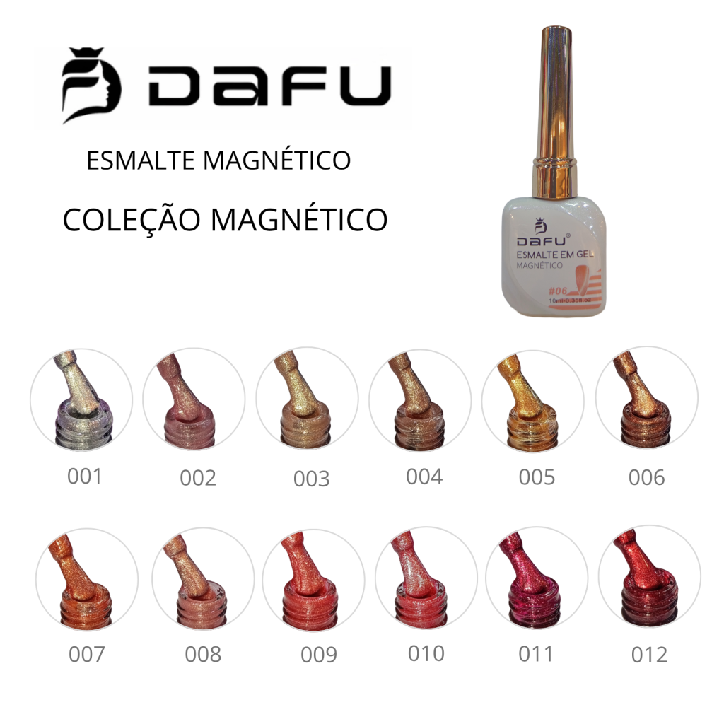 ESMALTE EM GEL 10ML - DAFU (MAGNÉTICO)