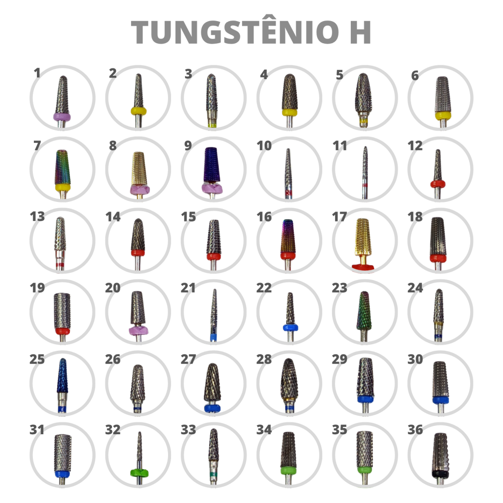 BROCA DE TUNGSTÊNIO 