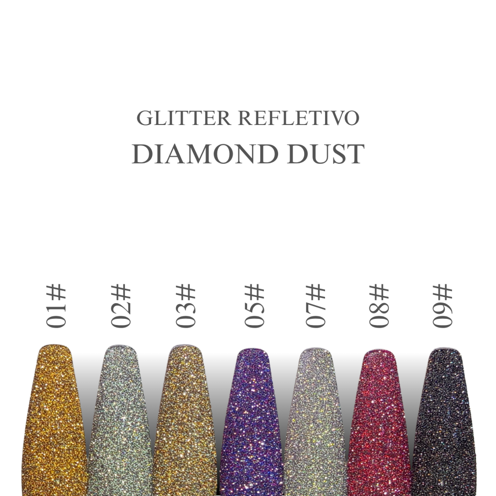 GLITTER REFLETIVO - DIAMOND DUST