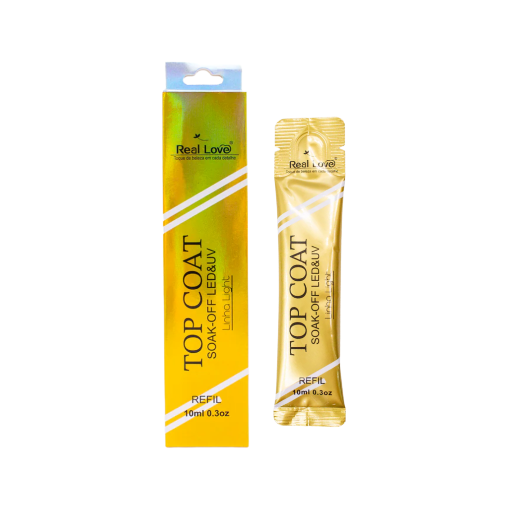 REFIL TOP COAT 10ML - REAL LOVE 