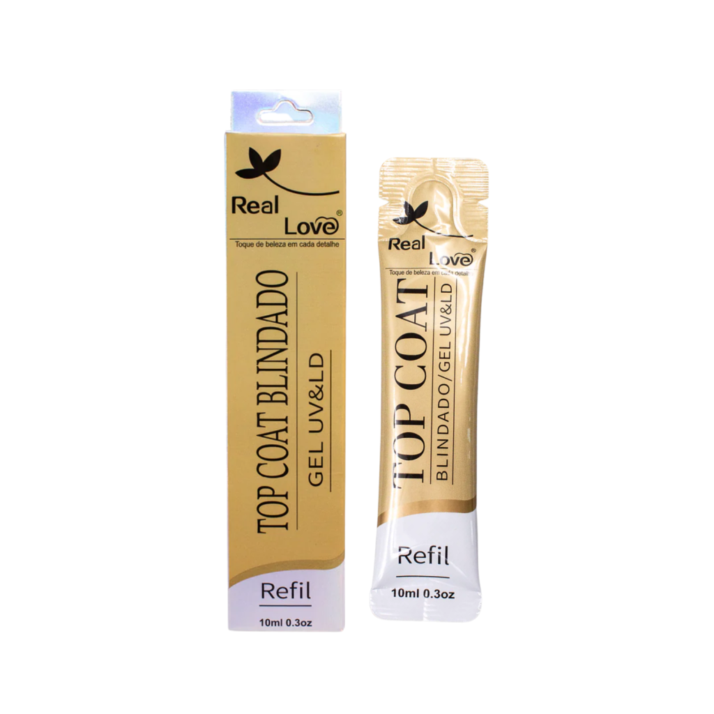REFIL TOP COAT BLINDADO 10ML - REAL LOVE
