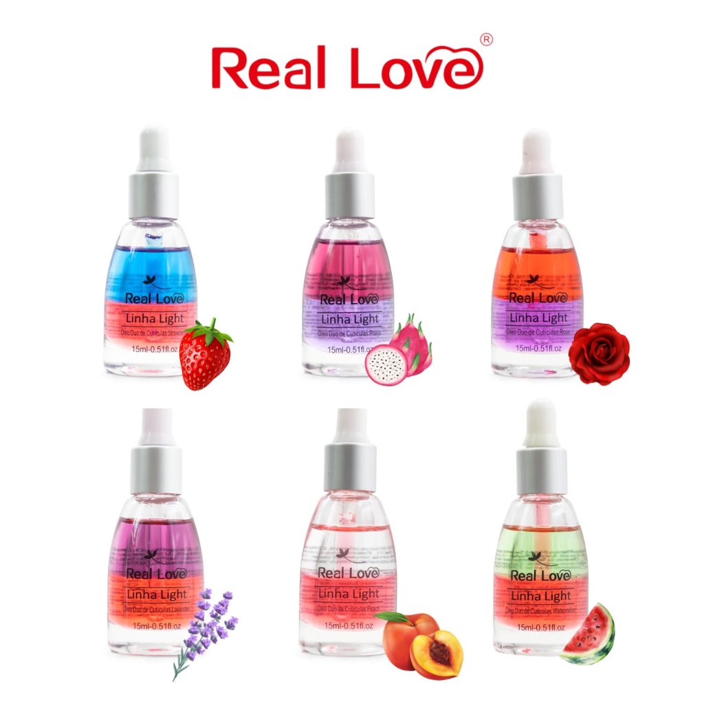 ÓLEO DUO BIFÁSICO REVITALIZADOR DE CUTÍCULAS - REAL LOVE 