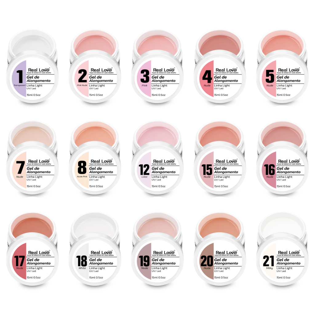 GEL LINHA LIGHT 15ML - REAL LOVE