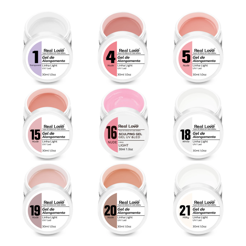 GEL LINHA LIGHT 30ML - REAL LOVE