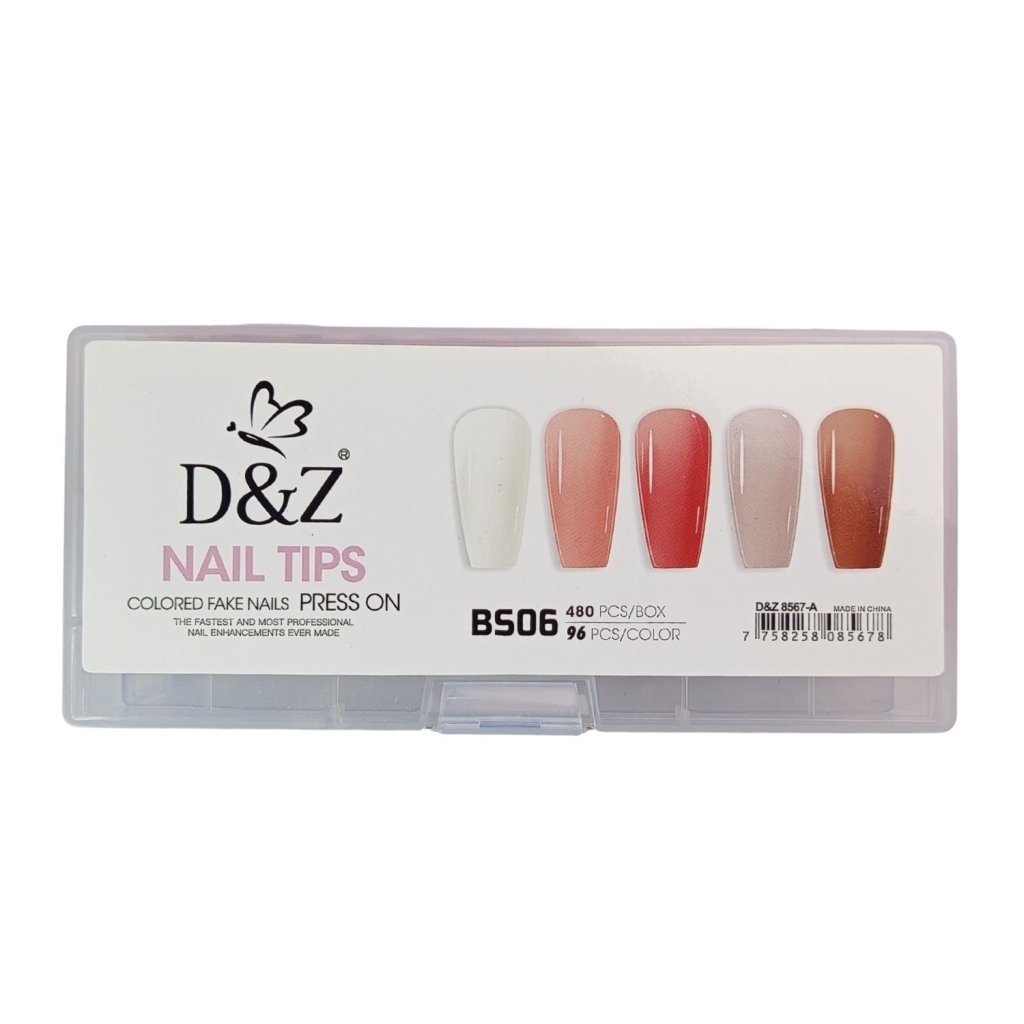 NAIL TIPS COLORIDA D&Z - BS06