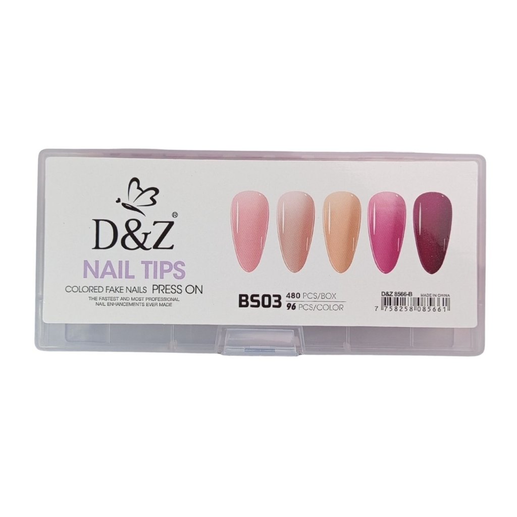 NAIL TIPS COLORIDA D&Z - BS03