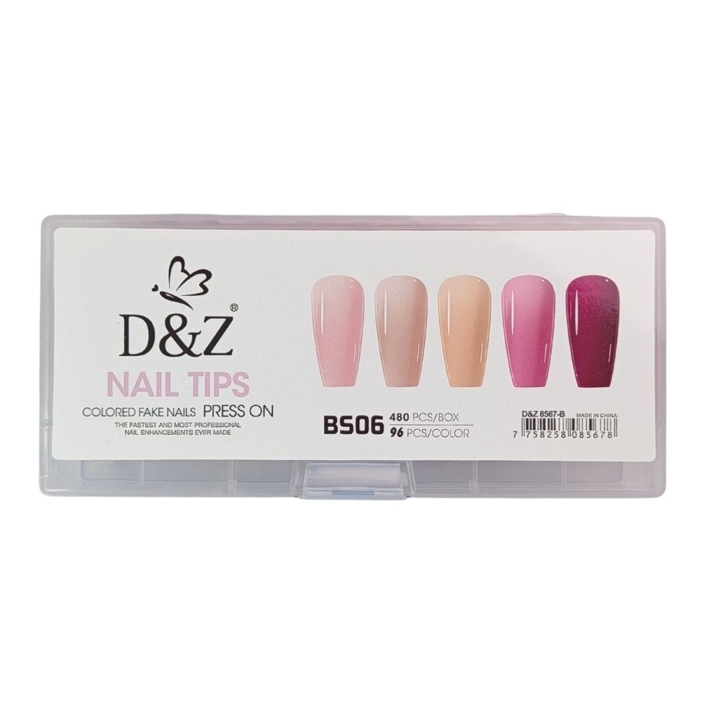 NAIL TIPS COLORIDA D&Z - BS06